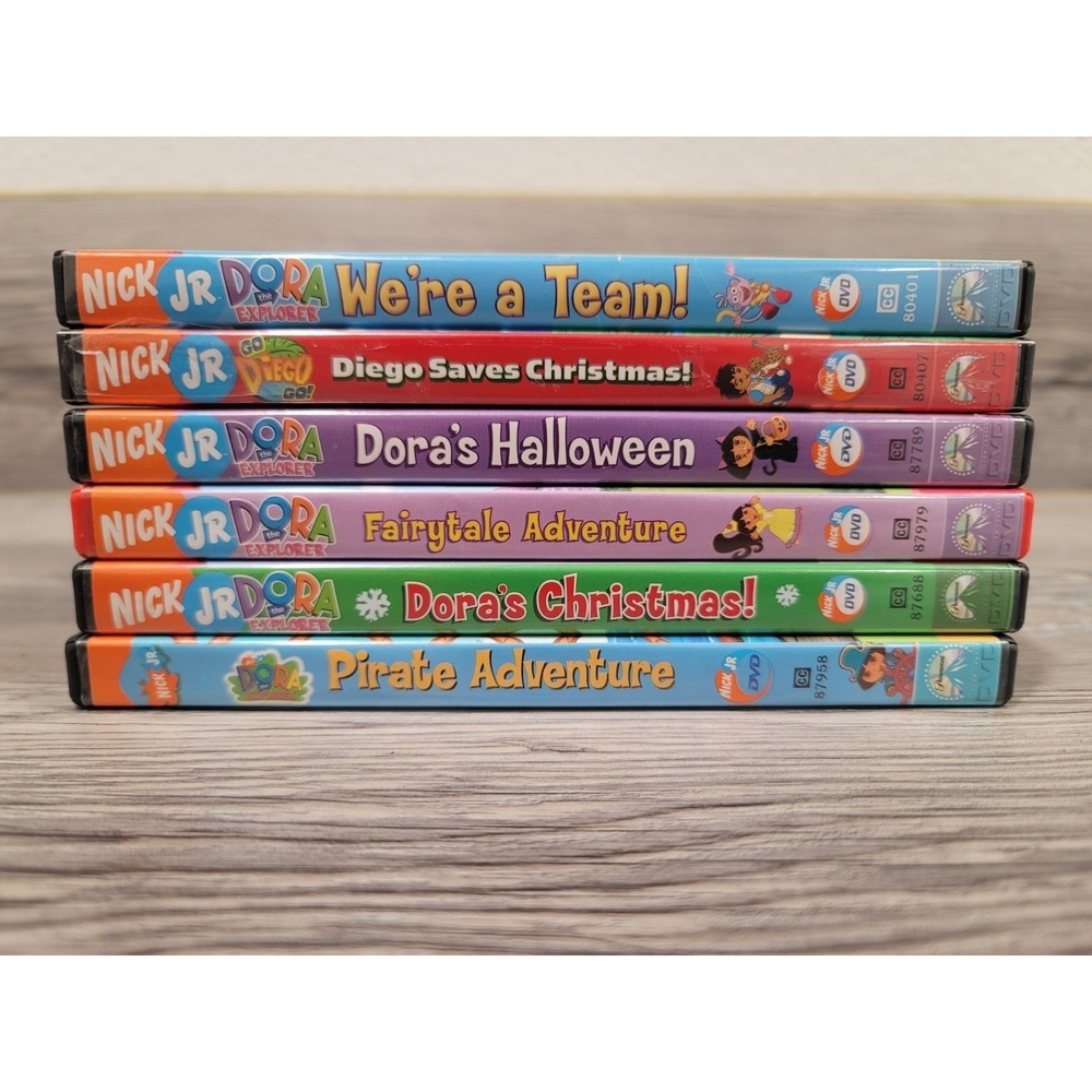 DVD's kids Dora set of 10 all work good.